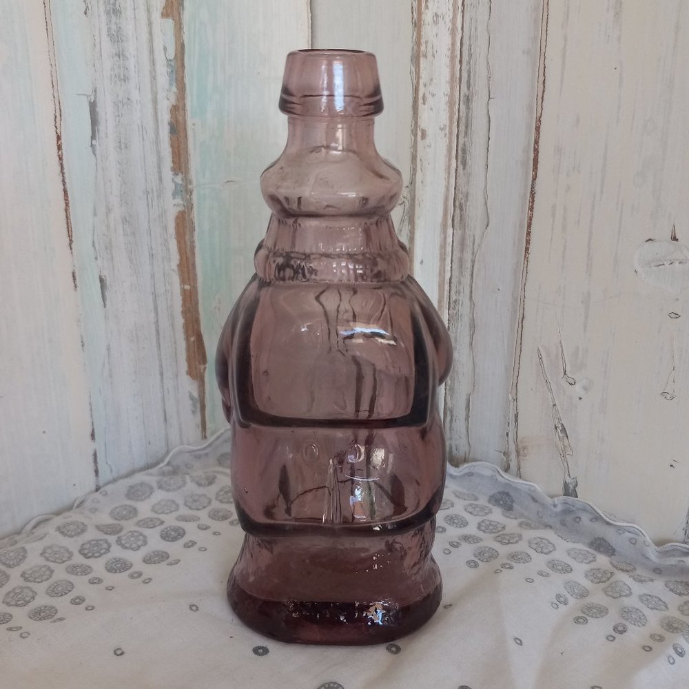 Collection of 8 Magenta and Purple Colored Glass Bottles - Picture 9 of 16